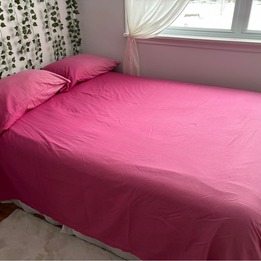 Pink Ombré Queen size sheet set